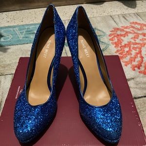 Glitter heels. Nine West. 8.5